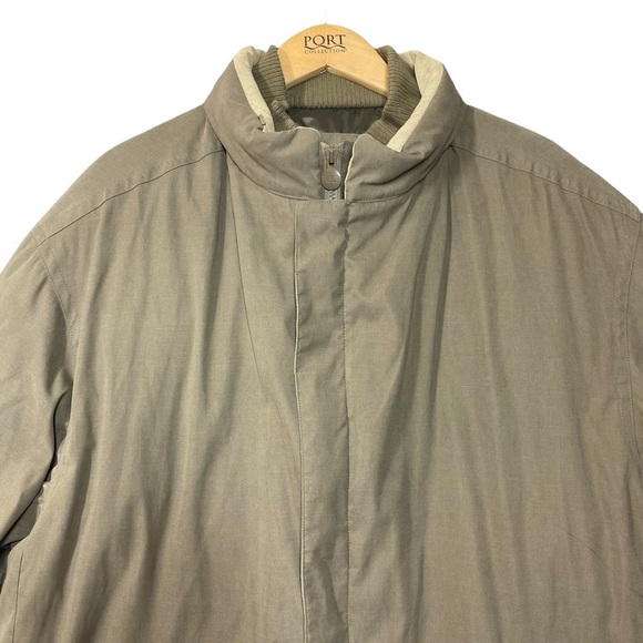 RFT By Rainforest Down Filled Coat Mens XXL Coyote Khaki Puffer Jacket Full Zip - Picture 3 of 15